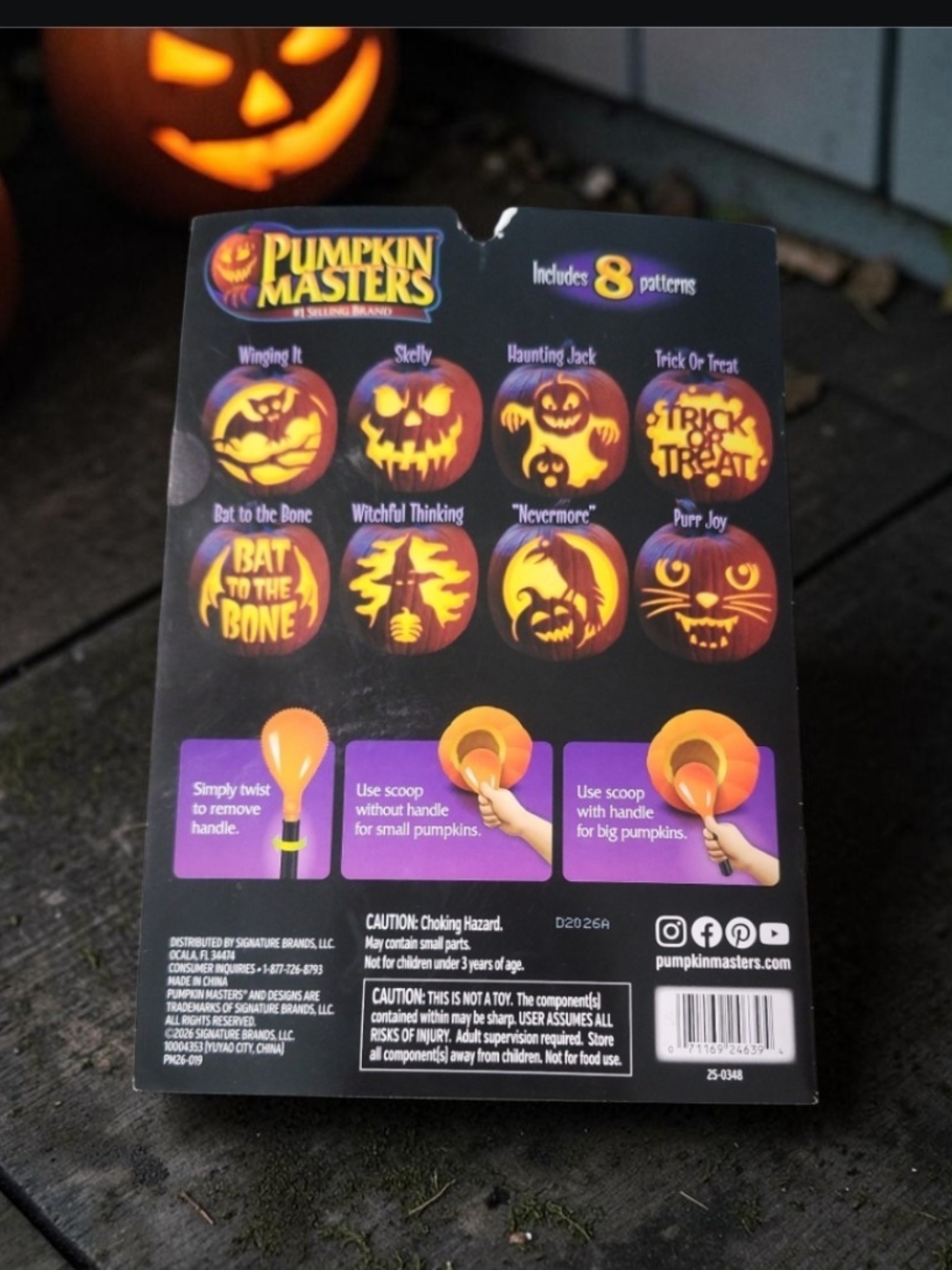 All-In-One Pumpkin Carving Kit - 5 PCS. NIP - Picture 2 of 2